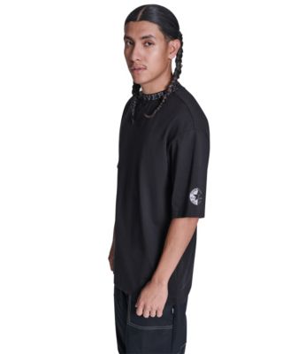 Men's Short-Sleeve Mock-Neck T-Shirt