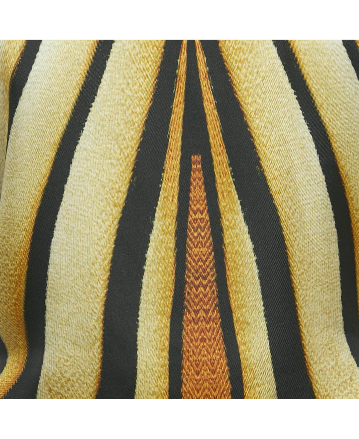 Pre-Owned Roberto Cavalli Women's Brown Animal Skin Print Silk Scarf Top