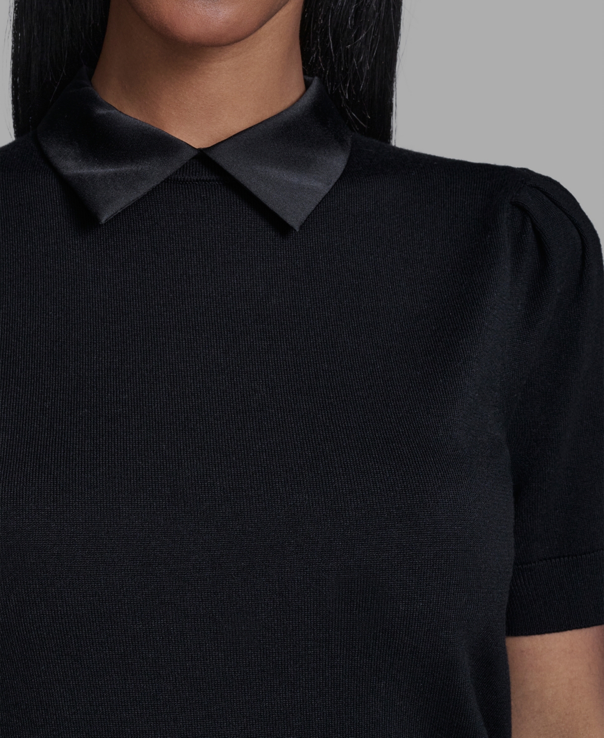 Karl Lagerfeld Paris Women's Collared Sweater