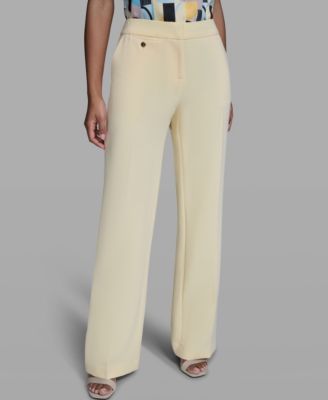 Women's Wide Leg Mid-Rise Pants