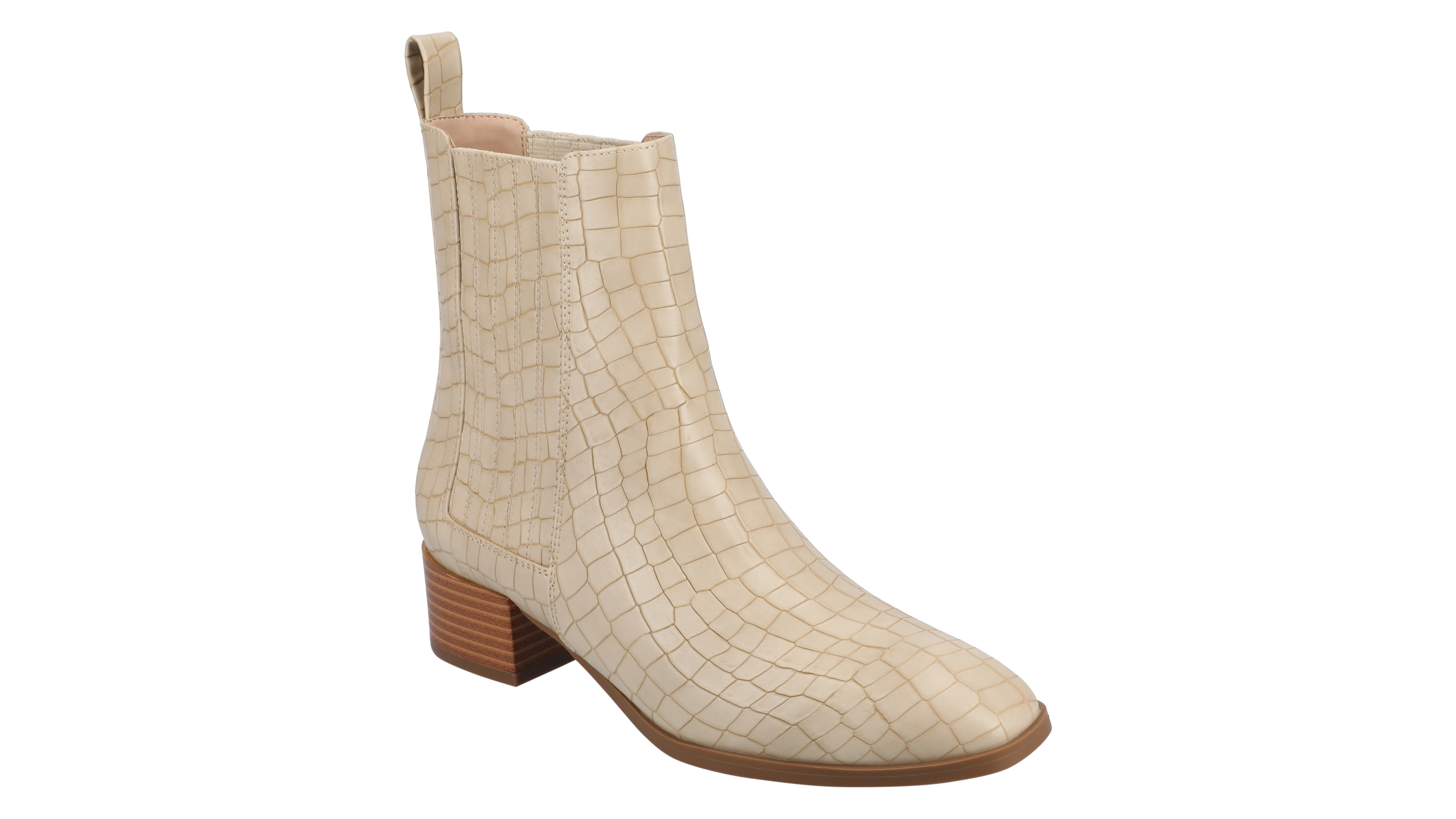 Journee Collection Women's Wrenley Block Heel Chelsea Booties