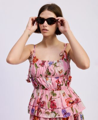 Women's Tusla Scoop Neck Peplum Top