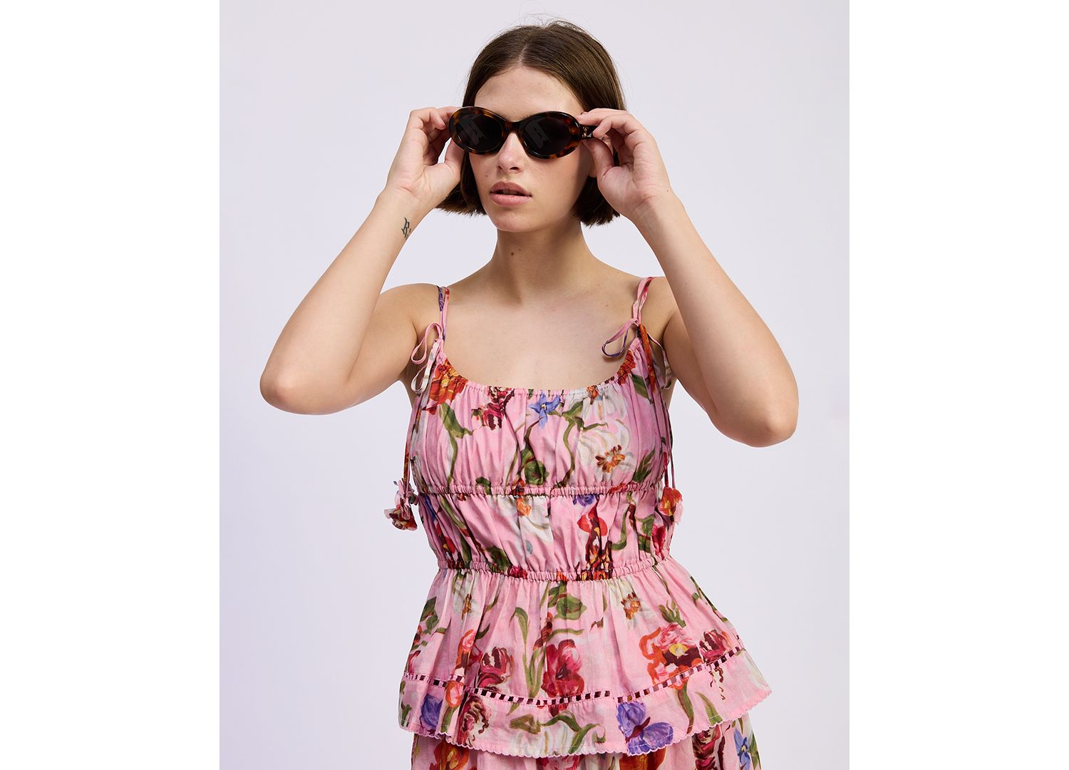 Women's Tusla Scoop Neck Peplum Top