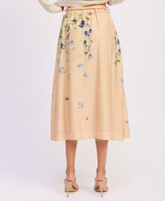 Women's Carrera A-Line Midi Skirt