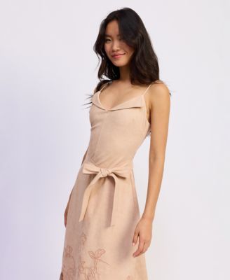 Women's Donna V-Neck Midi Dress