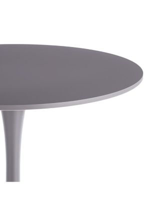 31.5" Gray Tulip Dining Table for 2-4 People