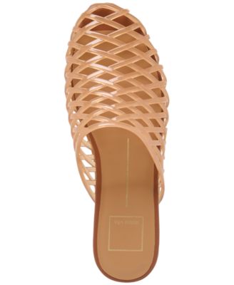 Women's Ginna Caged Slip-On Jelly Mule Flats