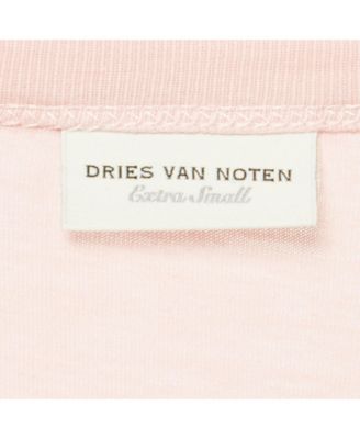 Women's Pink Jersey Shirring Detail Top