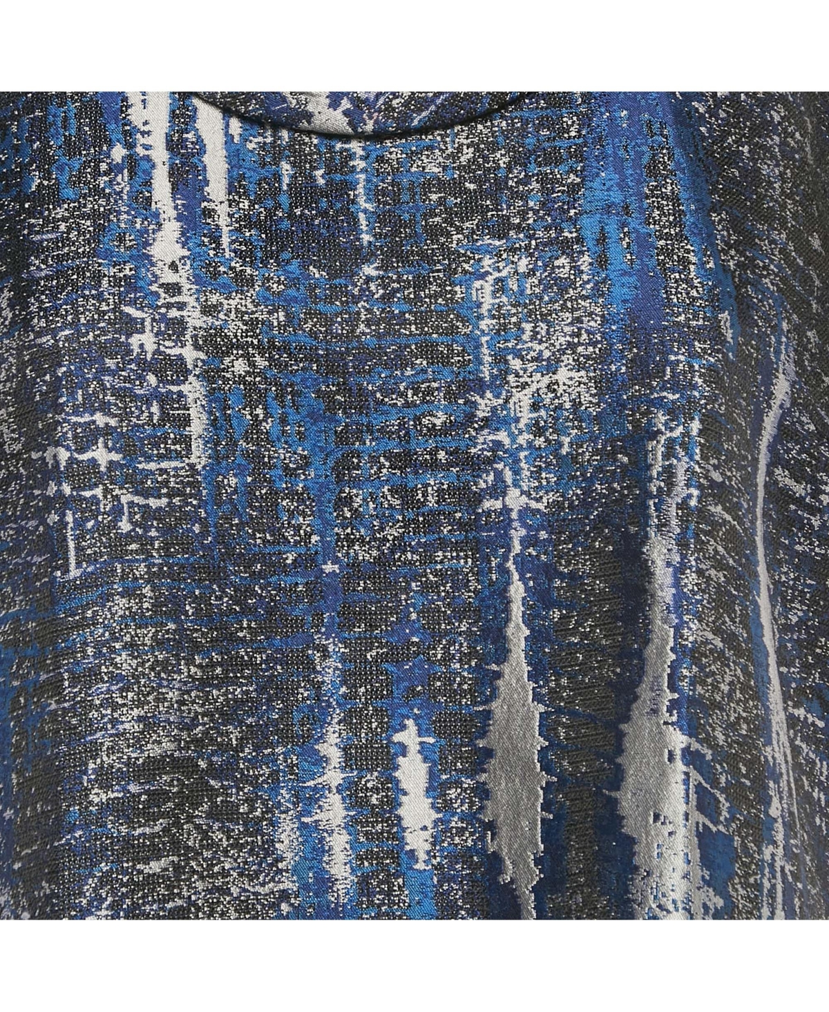 Pre-Owned Stella Mccartney Women's Blue Jacquard Blouse