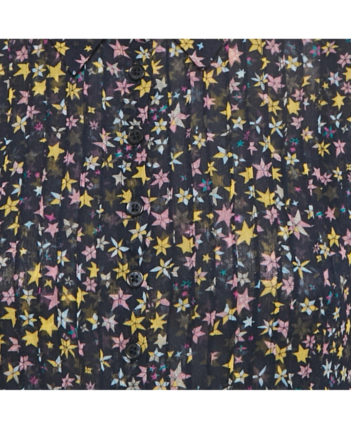 Pre-Owned Zadig & Voltaire Women's Navy Blue Rapidy Crinkle Printed Chiffon Mini Dress