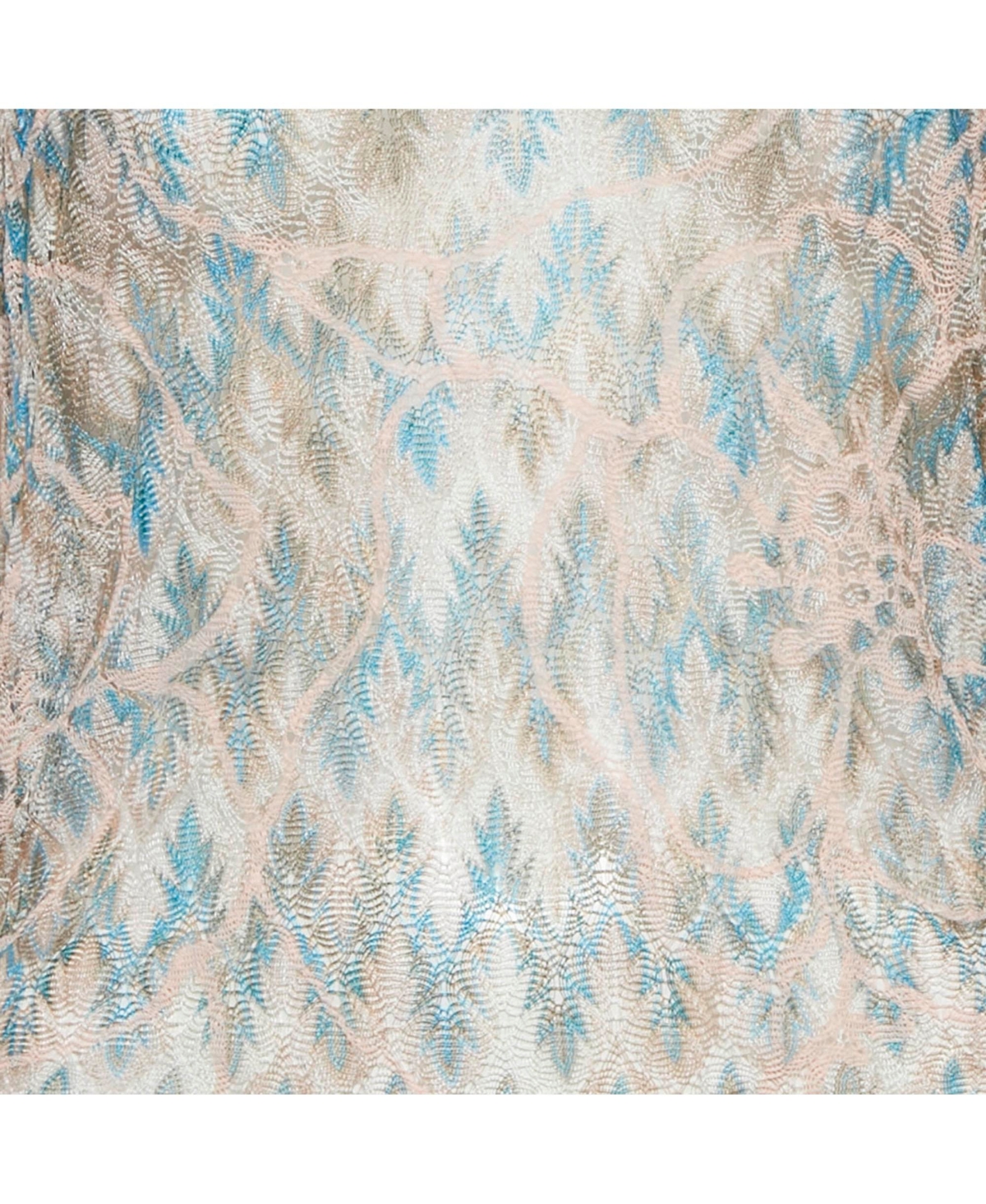 Pre-Owned Missoni Women's Multicolor Patterned Knit Ruched Midi Dress