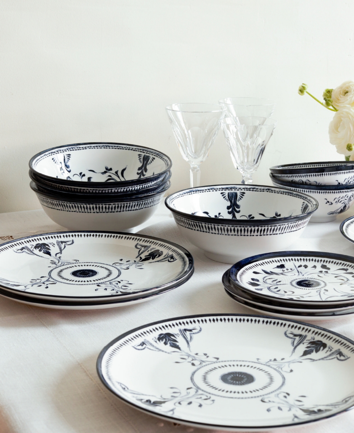 Lemieux Et Cie Bruges 4-Pc. Salad Plates, Service for 4