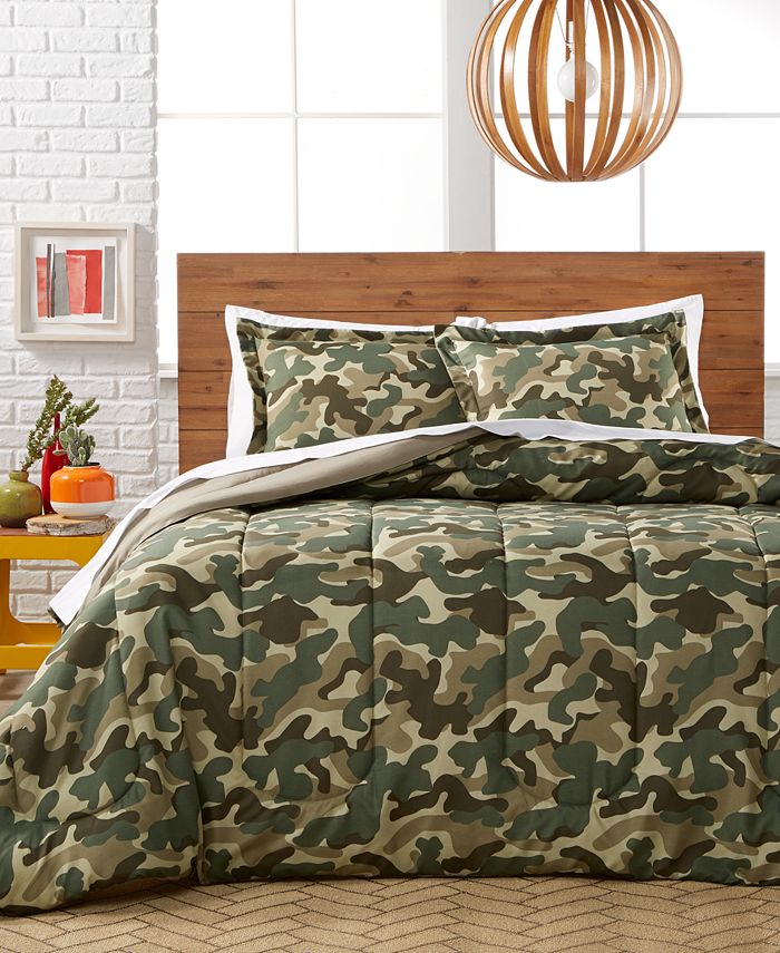 Pem America CLOSEOUT! Camo 3Pc. Full/Queen Comforter Set Macy's