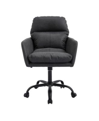 Streamdale Office chair, PU leather, adjustable height, Black