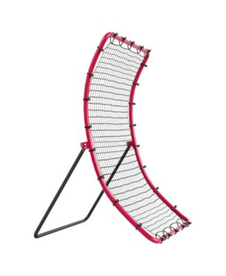 Baseball/Softball Rebounder Net, 4' x 5.5', Pitchback Trainer w/ Target, All-Angle Fielding Practice