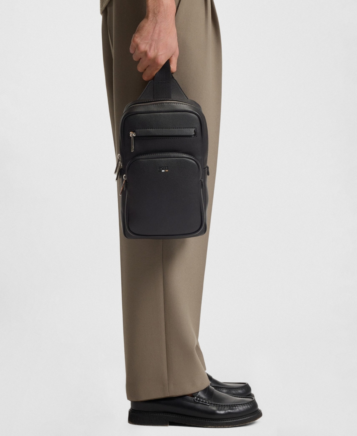 Hugo Boss Men's Ray Monostrap Hobo Bag