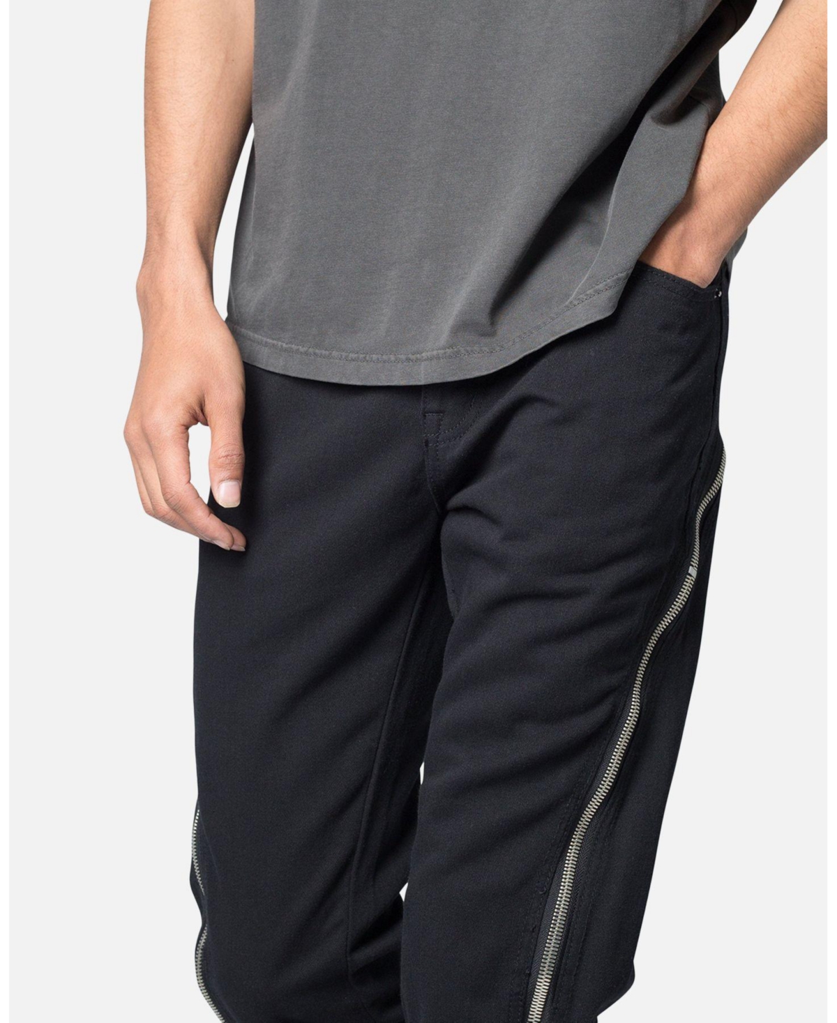 mnml Men's D519 Zipper Flare Denim Jeans