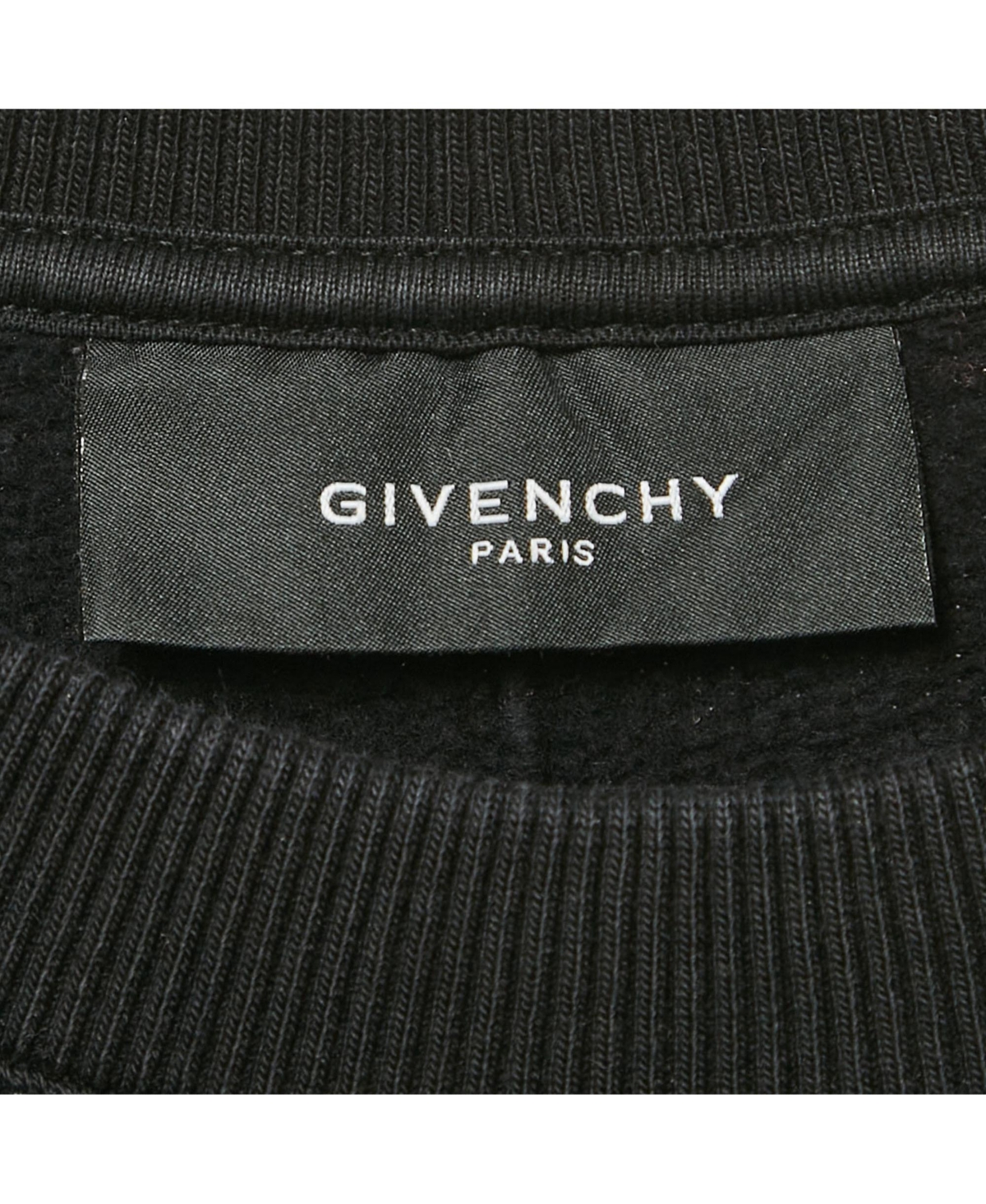 Pre-Owned Givenchy Men's Black Doberman Print Cotton Crewneck Sweatshirt