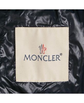 Men's Navy Blue Nylon Down Puffer Jacket