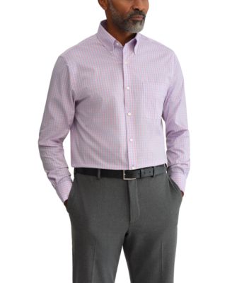 Men's Multi Plaid Long-Sleeve Dress Shirt