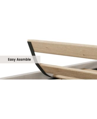  Upholstered Platform Bed Frame with Diamond Button Tufted Headboard &acirc;€“ 2 Spacious Storage Drawers &acirc;€“ Bedroom - Full