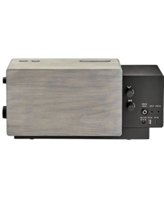 Clocks Precision Tone Silver Clock Radio