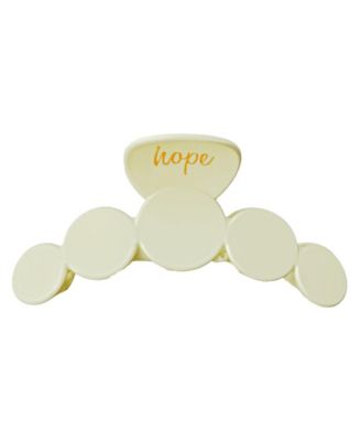 Women's Matte Dot Claw Clip - Cream