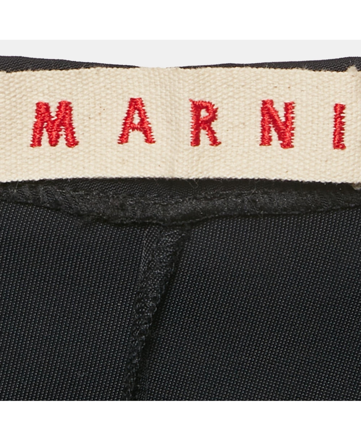 Pre-Owned Marni Women's Black Knit Cropped Leggings