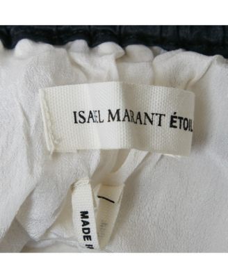 Women's Etoile White Windowpane Silk Skirt