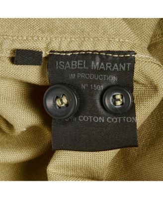 Men's Beige Cotton Raw Edge Shirt