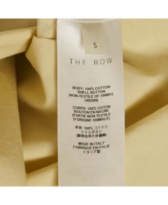 Men's Yellow Cotton Elijas Camp Collar Shirt