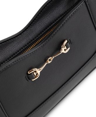 Loraine Top Zip Leather Small Shoulder Bag