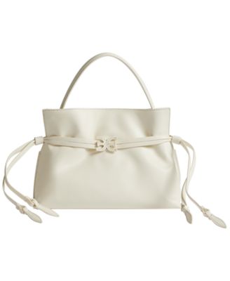 Poppy Medium Drawstring Crossbody Tote Bag
