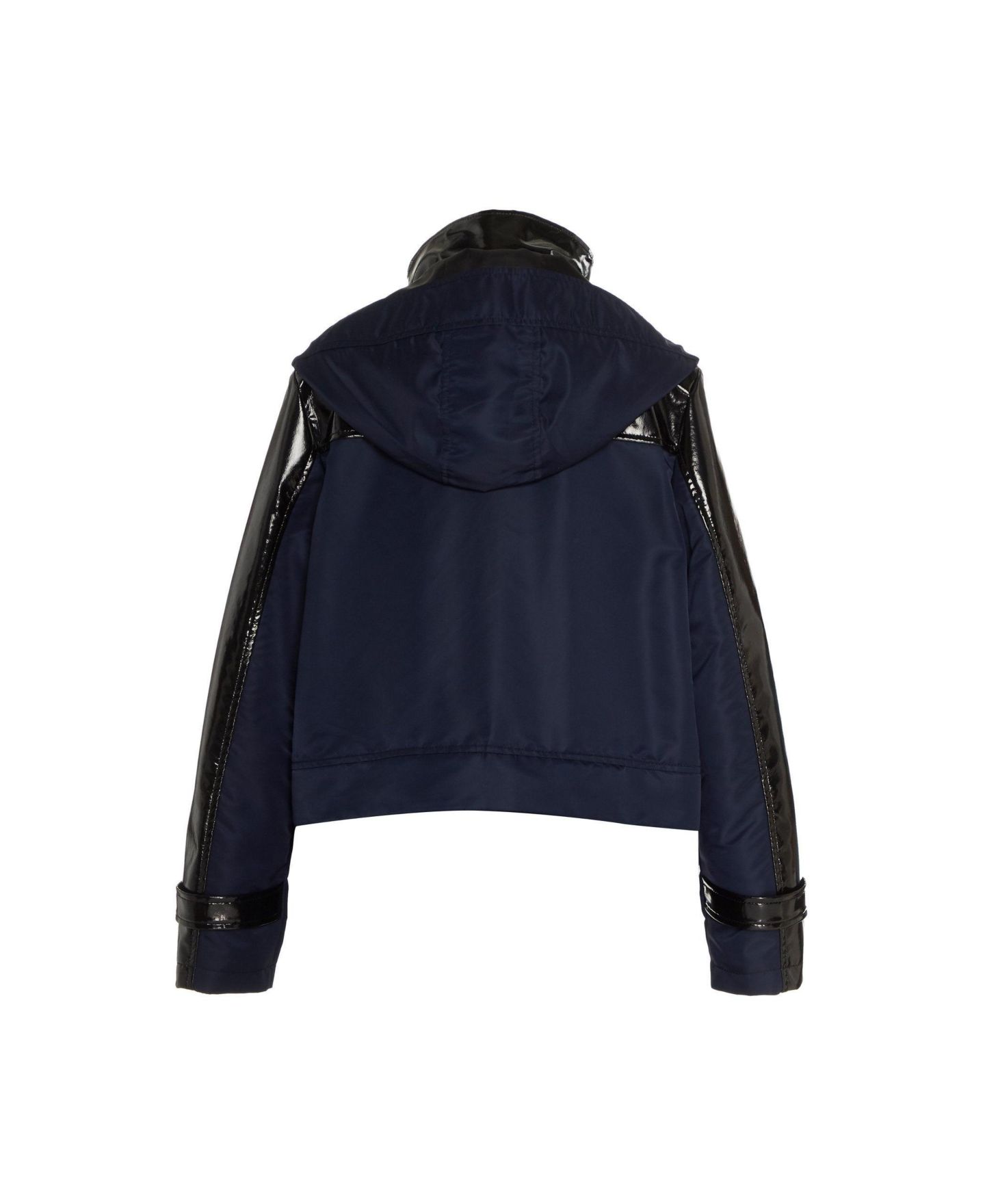 Женские куртки CAALO Water-Resistant Cropped Raincoat, цвет: Тёмно-синий чёрный — фото 6