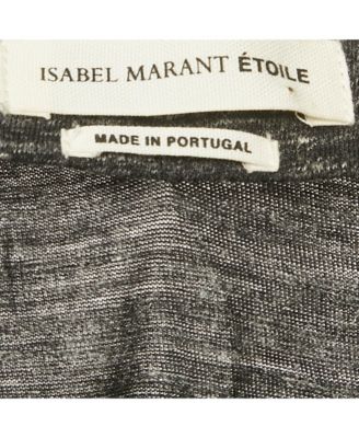 Women's Etoile Grey Jersey Ruffled Mini Skirt