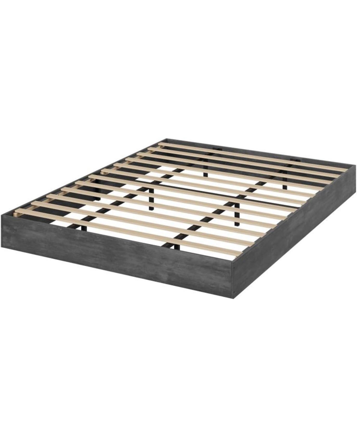 gaomon Wood Platform Bed with Sturdy Wooden Slats, Floor-Standing Frame, Modern Minimalist Design Space-Saving No Box Spring Needed