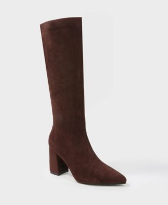 Adele Block Heel Knee High Boots