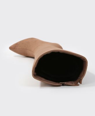 Adele Block Heel Knee High Boots