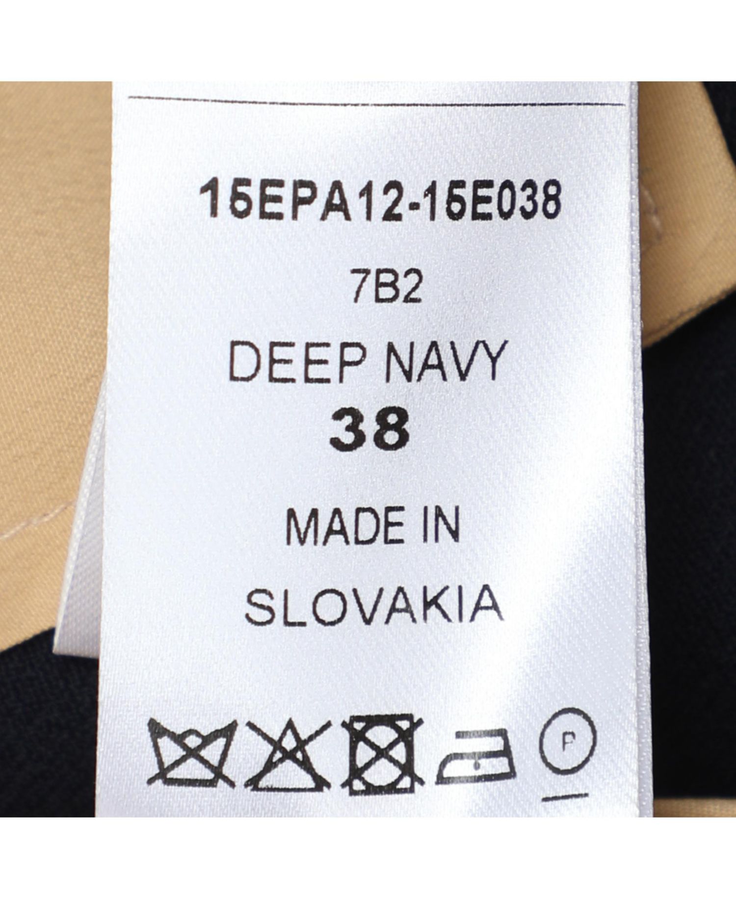 Women's Deep Navy Crepe Trousers