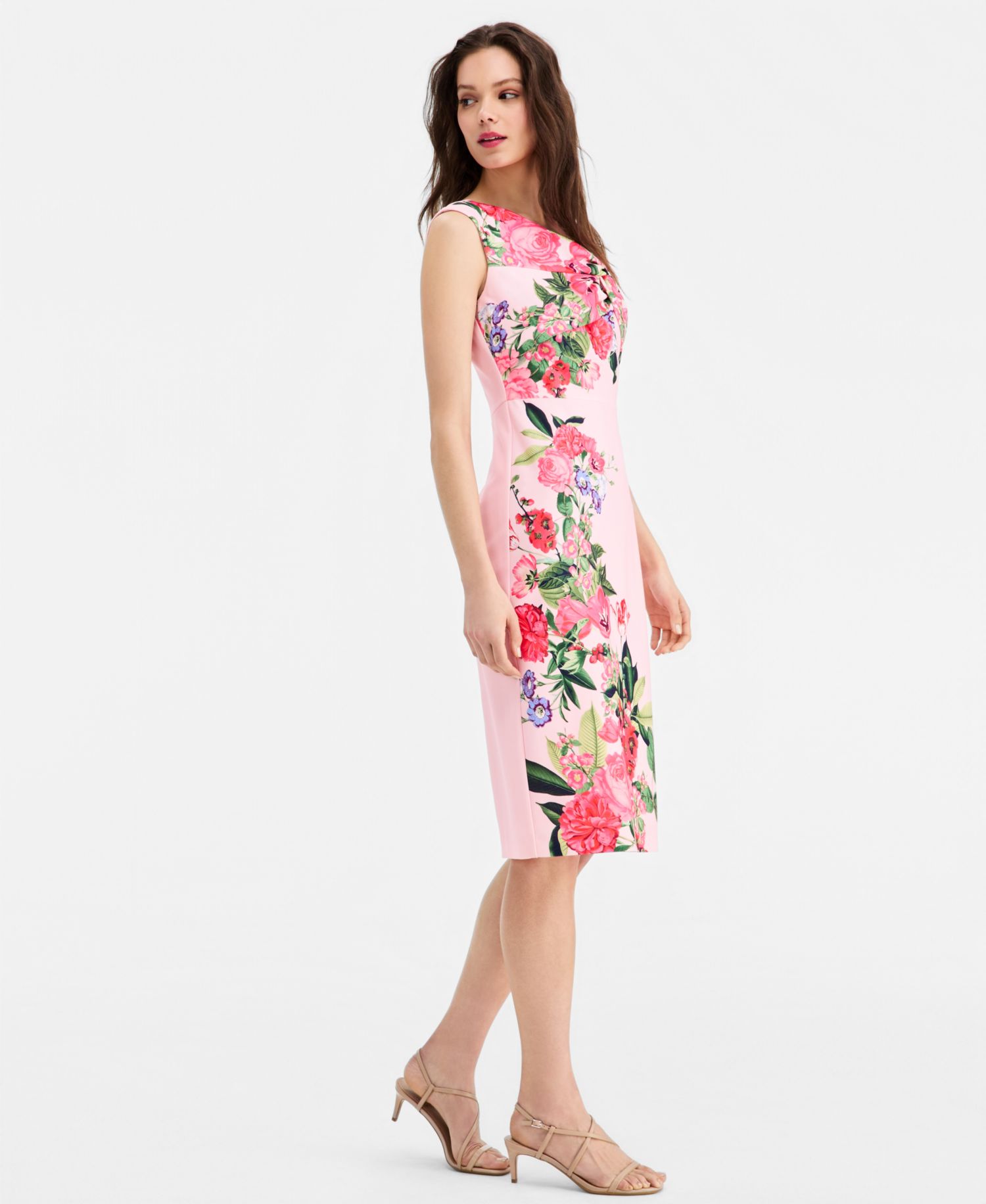 Women's Twisted-Detail Sheath Dress