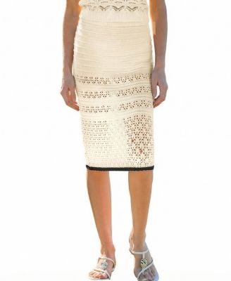 Women's Capri Sunset Beige Midi Skirt