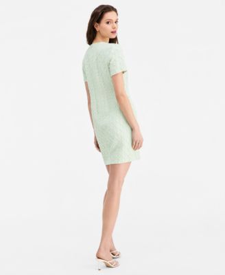 Women's Pom Pom Textured Dress