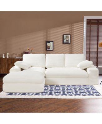 Corduroy Compressed Sofa: Soft, Skin-Friendly, Easy to Move