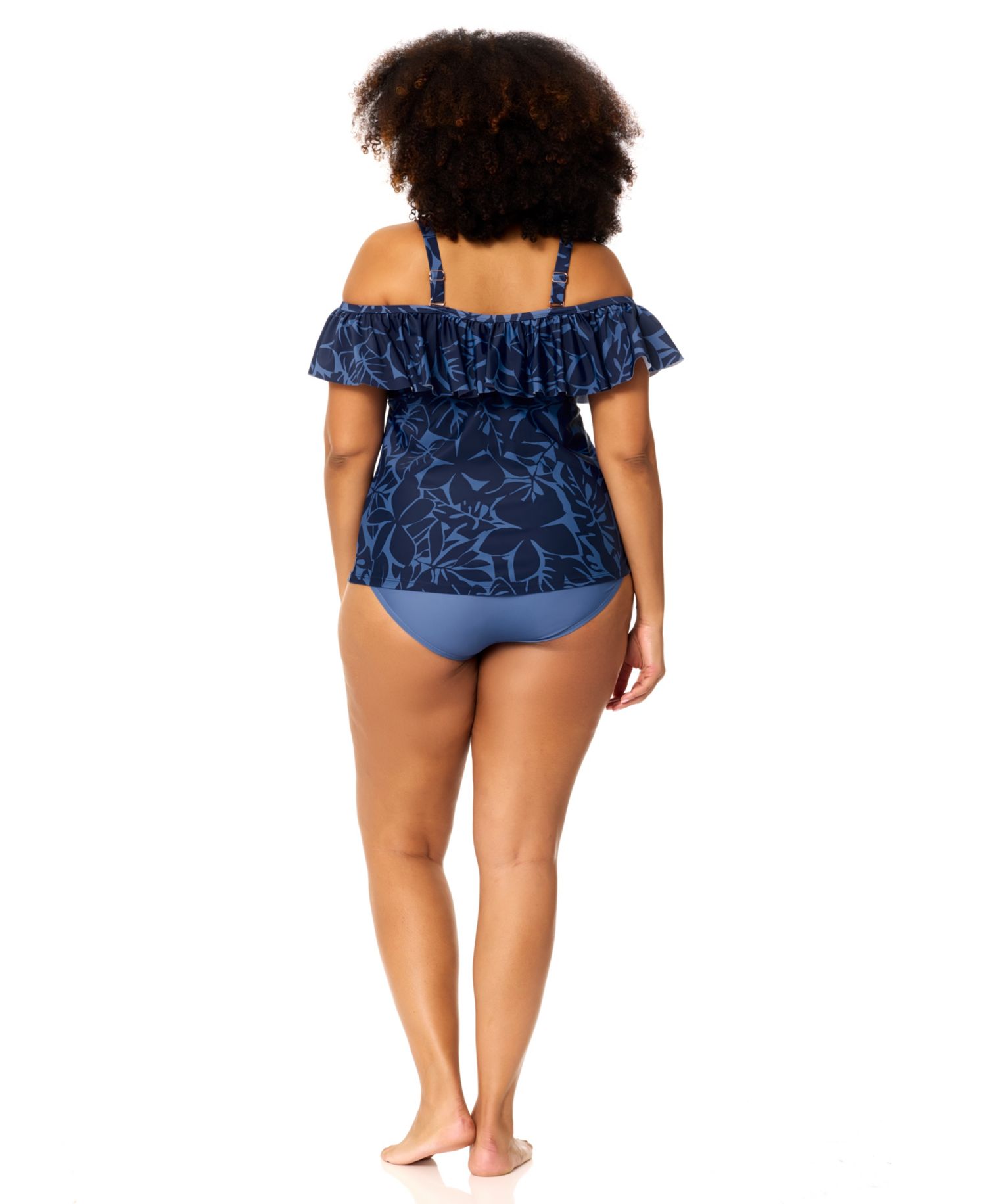 Plus Size Trendy Costa Full-Coverage Swim Bottoms