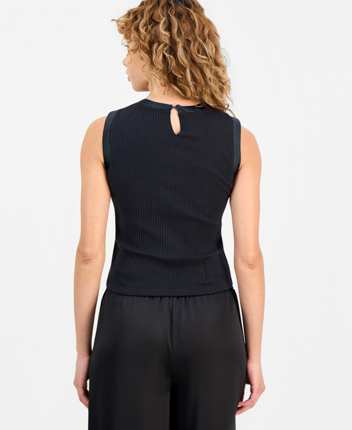 Guess Women's Charline Sleeveless Ribbed-Knit Top