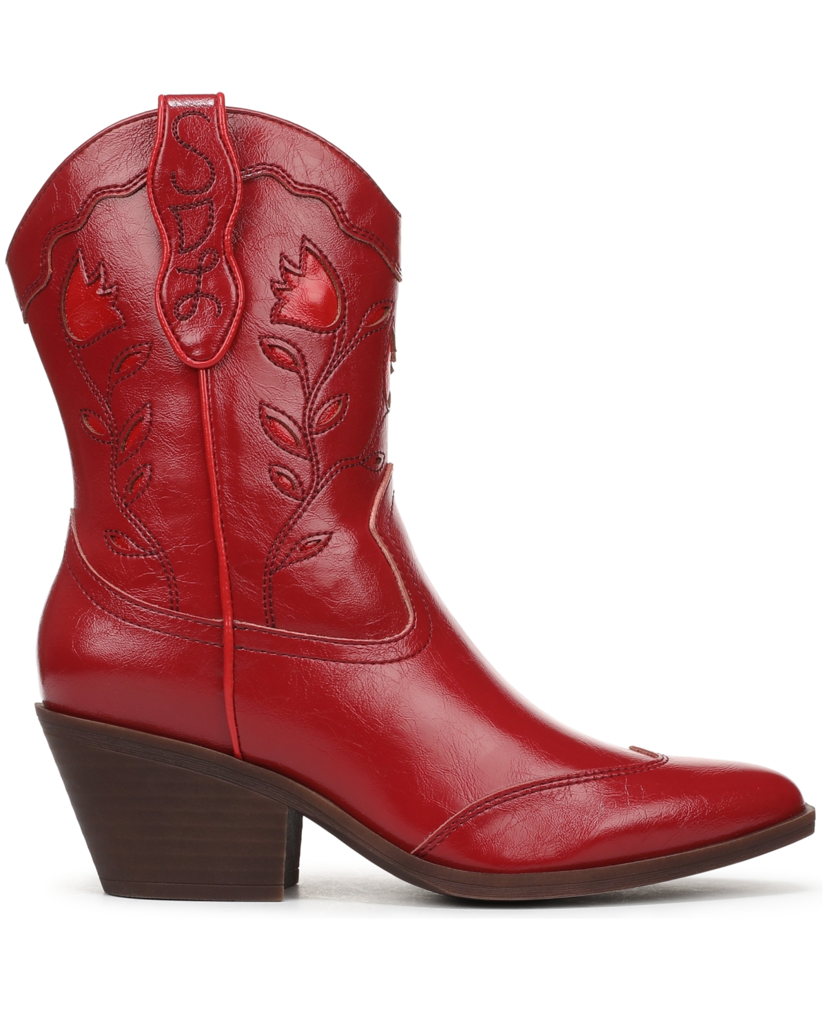 Sam and Libby Women's Flash Block Heel Western Booties