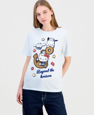 Juniors' Hello Kitty & Friends Anchor Graphic T-Shirt 