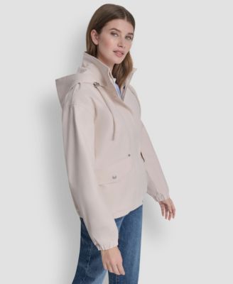 Petite Bomber Rain Coat
