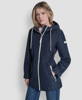 Women's Sporty Anorak Hooded Raincoat