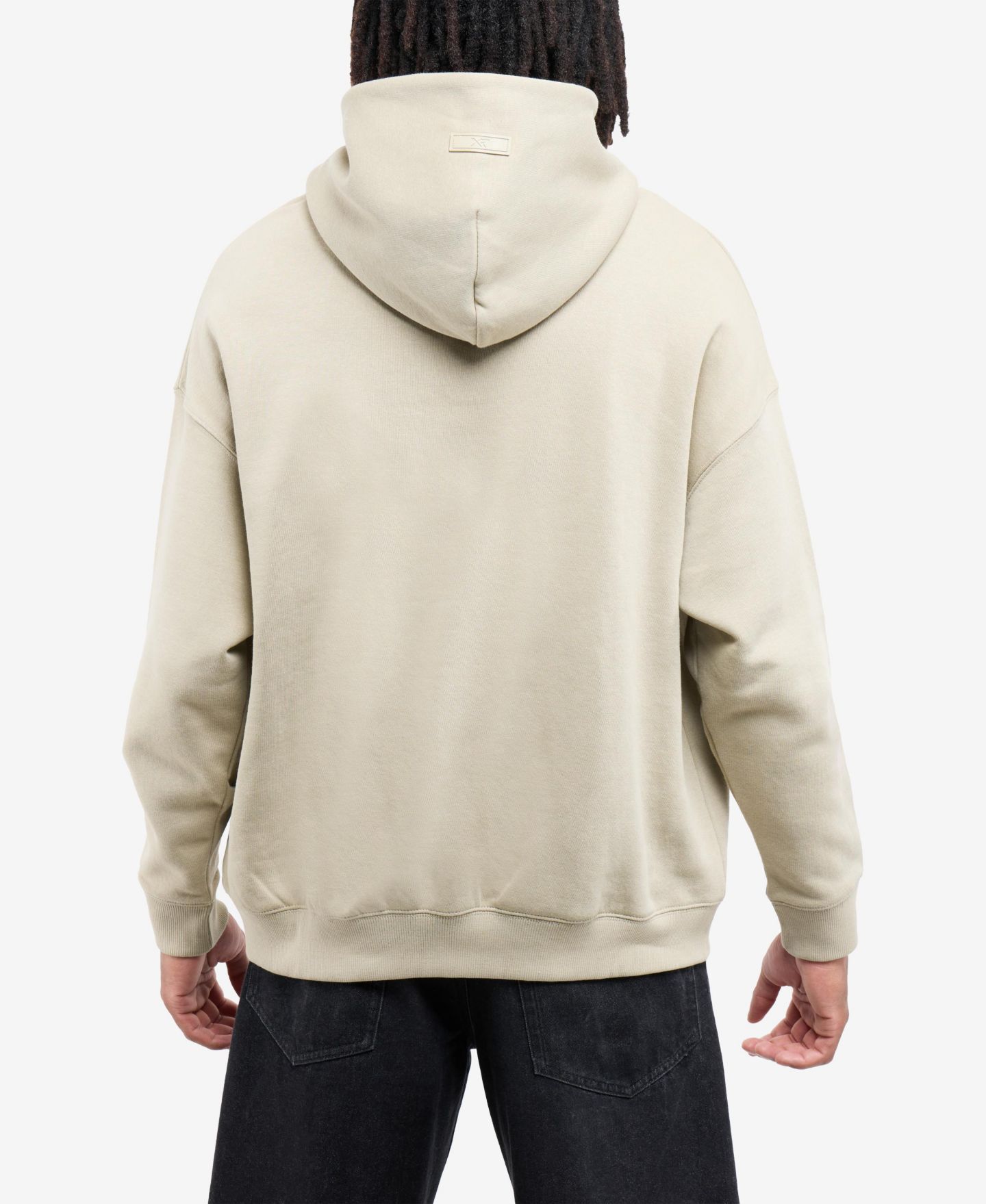 Мужское худи XRAY X RAY Oversized Drop-Shoulder Long-Sleeve Pullover, цвет: Бежевый, вариант 1 — фото 2